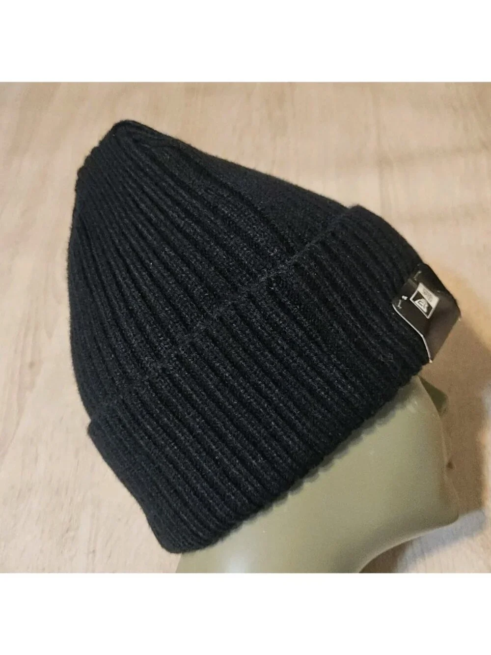 New Era Core Classic Knit Fleece Lined Knit Cap Beanie Hat Black Brooklyn Ny New